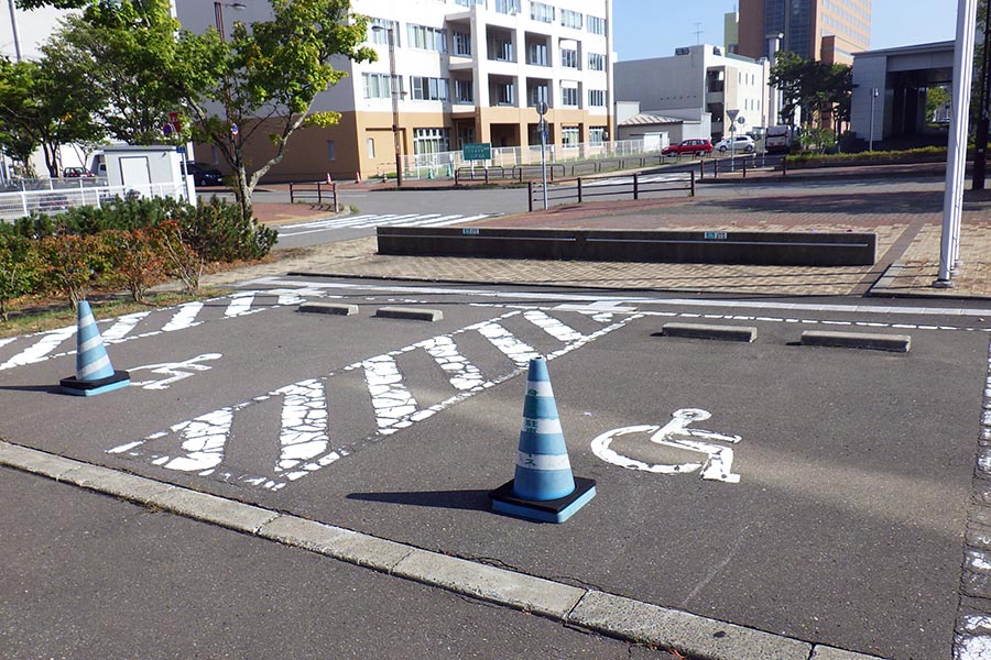 身障者用無料駐車場